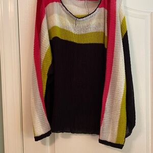 Colorful Striped Women's Sweater